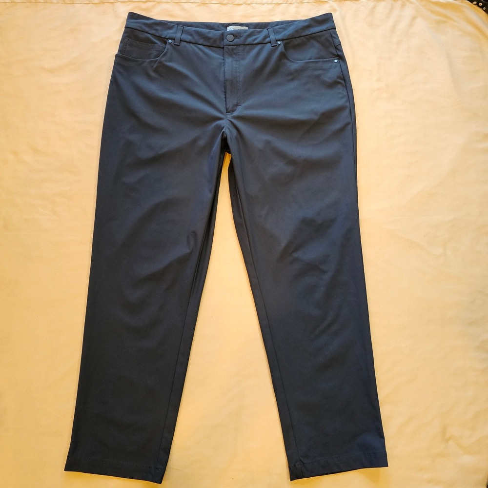 VRST Mens Limitless 5-Pocket Slim Fit Pants Navy Blue 40x30 RN104141